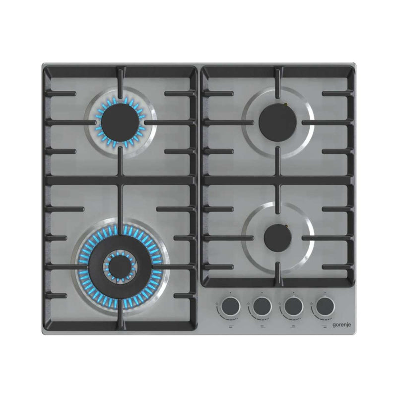 GORENJE GW642X Built-In Gas Cooker 4 Burners, Stainless Steel طباخ غازي 4 مشاعل جورنجي