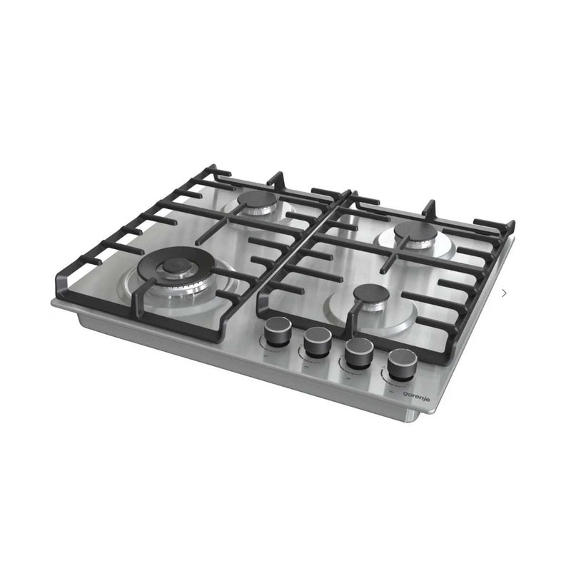 GORENJE GW642X Built-In Gas Cooker 4 Burners, Stainless Steel طباخ غازي 4 مشاعل جورنجي