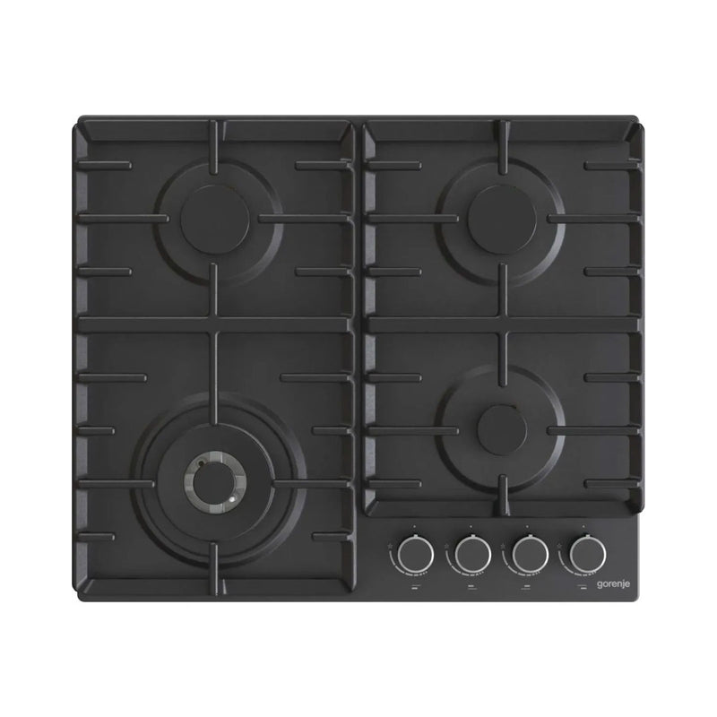 GORENJE GW642AB 4-Burner Gas Cooker, Black طباخ غاز بأربعة شعلات جورنجي