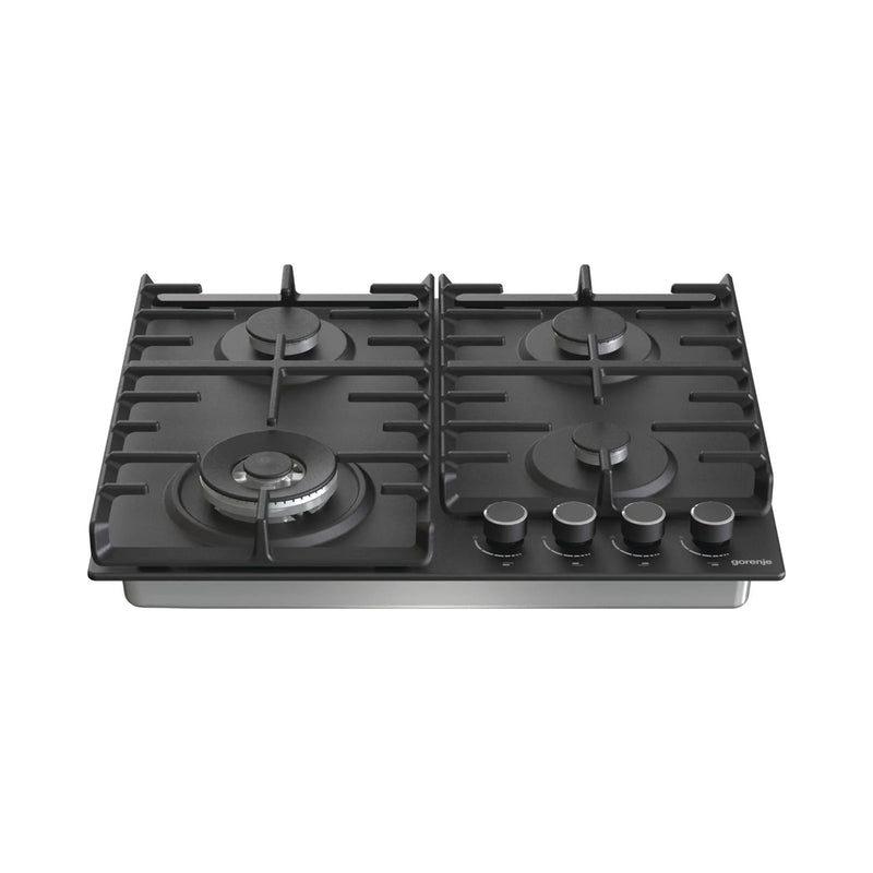 GORENJE GW642AB 4-Burner Gas Cooker, Black طباخ غاز بأربعة شعلات جورنجي
