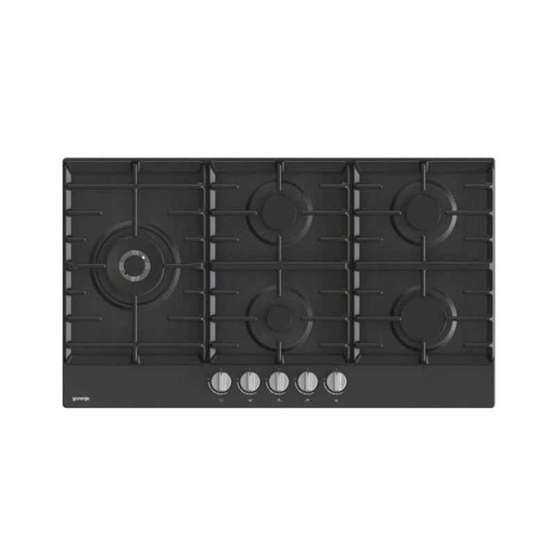 GORENJE GW951MB Built-In Gas Cooker 5 Burners, Black طباخ جورنجي