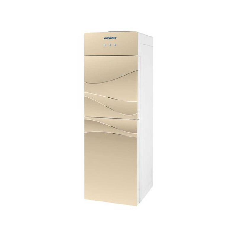 GOSONIC GWD-525 Water Dispenser With Refrigerator, Gold براد ماء مع ثلاجة جوسونك
