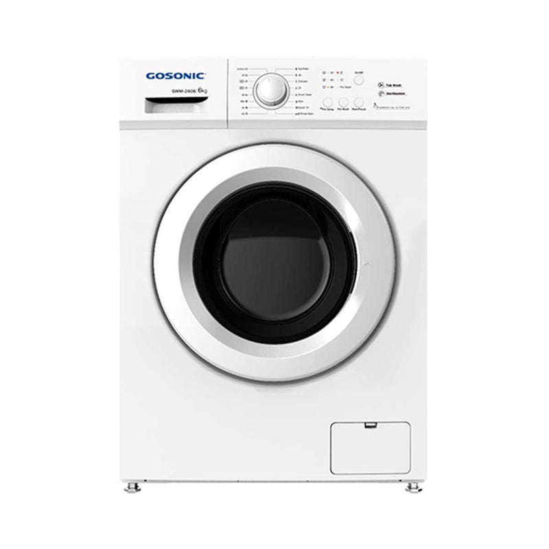 GOSONIC GWM-2806 Front Load Washer 6Kg 1000RPM, White غسالة جوسونك