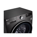 LG WR9011PBG Front Load Washing Machine, 11KG Capacity with AI DD™, Steam+™, Black ال جي  غسالة ملابس باب امامية