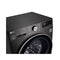 LG WR9011PBG Front Load Washing Machine, 11KG Capacity with AI DD™, Steam+™, Black ال جي  غسالة ملابس باب امامية