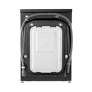 LG WR9011PBG Front Load Washing Machine, 11KG Capacity with AI DD™, Steam+™, Black ال جي  غسالة ملابس باب امامية