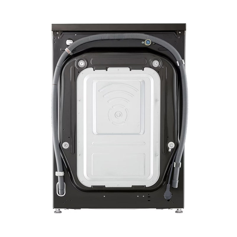 LG WR9011PBG Front Load Washing Machine, 11KG Capacity with AI DD™, Steam+™, Black ال جي  غسالة ملابس باب امامية