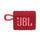 JBL JBLGO3RED  6043 GO 3 Portable Waterproof Bluetooth Speaker with Pro Sound, Red مكبر صوت بلوتوث محمول ومقاوم للماء