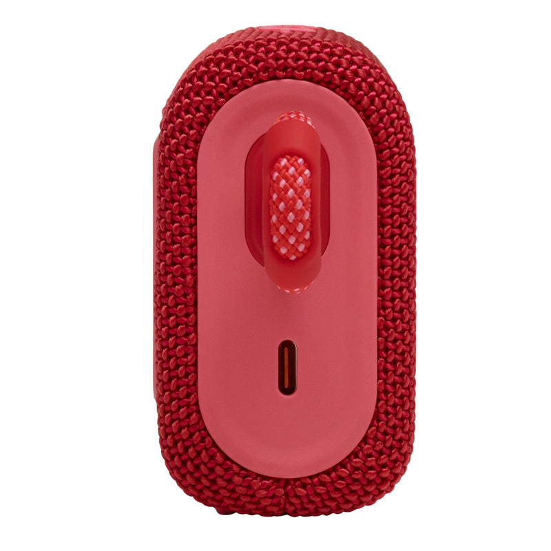 JBL JBLGO3RED  6043 GO 3 Portable Waterproof Bluetooth Speaker with Pro Sound, Red مكبر صوت بلوتوث محمول ومقاوم للماء