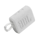 JBL JBLGO3WHT 6045 GO 3 Portable Waterproof Bluetooth Speaker with Pro Sound, White مكبر صوت محمول بلوتوث مقاوم للماء