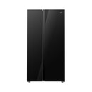 DLC H-F2S532L-BG Side by Side Door Refrigerator 532 L, Black