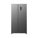 DLC H-F2S532L-SS Side by Side Door Refrigerator 532 L, Gray