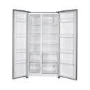 DLC H-F2S532L-SS Side by Side Door Refrigerator 532 L, Gray