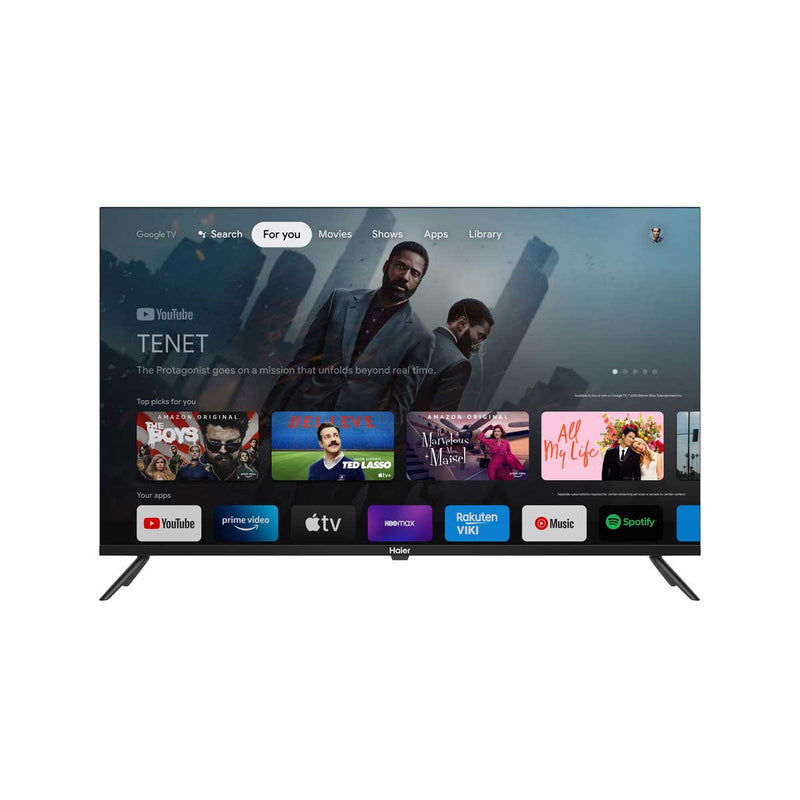 HAIER H43K800FX K800 FHD Google TV, 43 Inch شاشة هاير حجم 43