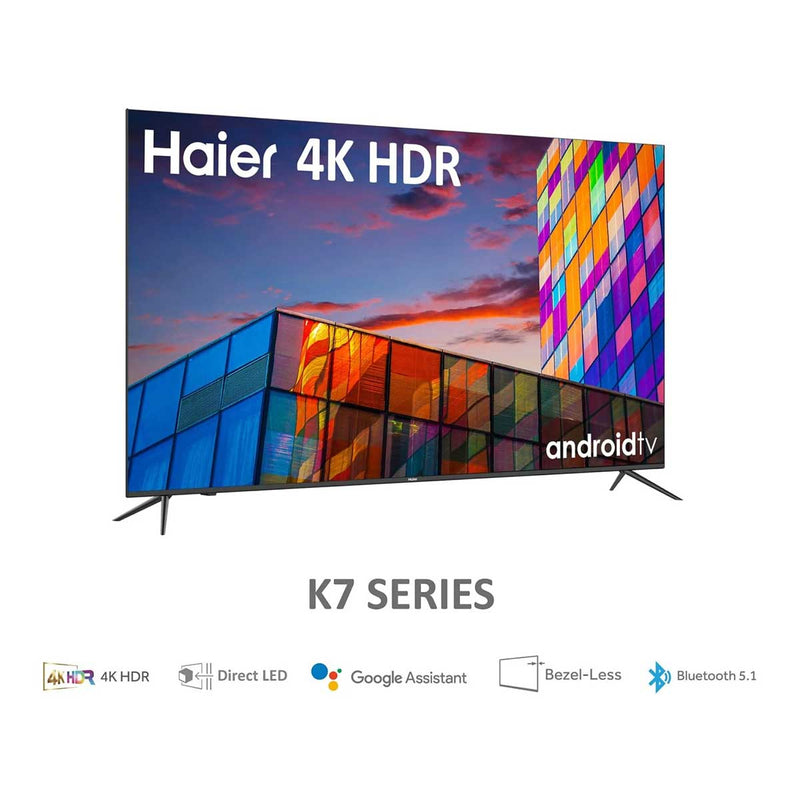 HAIER H55K702UG Smart TV K7 Series, Android 11, 55" شاشة هاير الذكية