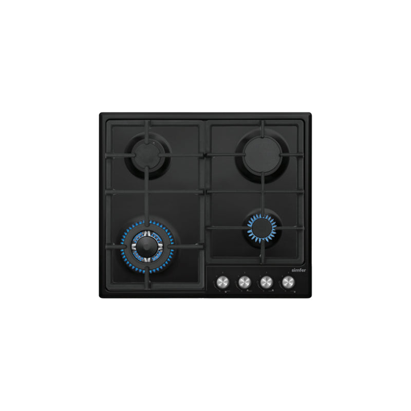 SIMFER H6406VGWIM-FFD 4 Burners Built In Hob, Black