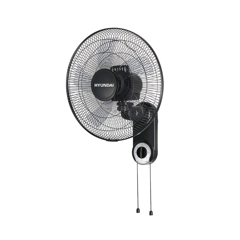 HYUNDAI HBM-18W-BLACK Wall Fan, Black مروحة جدارية هيونداي