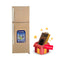 HYUNDAI HBM-2000-Golden Double Door Refrigerator - 20ft, Golden ثلاجة هيونداي 20 لتر + HBM-C1 هدية مجانا