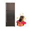 HYUNDAI  HBM-2000G Double Glass Door Refrigerator, Brown   ثلاجة هيونداي + HBM-C1 هدية مجانا