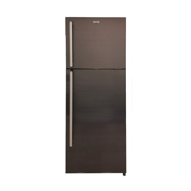 HYUNDAI  HBM-2000G Double Glass Door Refrigerator, Brown   ثلاجة هيونداي