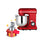 HYUNDAI HBM-212-Red Electric Bowl Mixer 6 Speeds - 8L, Red عجانة هيونداي + HBM-002L هدية مجانا