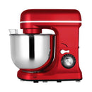 HYUNDAI HBM-212-Red Electric Bowl Mixer 6 Speeds - 8L, Red عجانة هيونداي + HBM-002L هدية مجانا