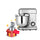 HYUNDAI HBM-212-Silver Electric Bowl Mixer 6 Speeds - 8L, Silver عجانة هيونداي + HBM-002L هدية مجانا