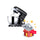 HYUNDAI HBM-213-Black Electric Bowl Mixer 6 Speeds - 10L, Black عجانة 10 لتر هيونداي + HBM-605 هدية مجانا