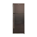 HYUNDAI  HBM-2400G Double Glass Door Refrigerator, Brown ثلاجة هيونداي