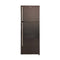 HYUNDAI  HBM-2400G Double Glass Door Refrigerator, Brown ثلاجة هيونداي