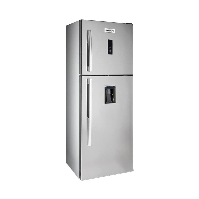 HYUNDAI HBM-2500D Double Door Refrigerator - 25ft, Silver ثلاجة هيونداي بابين براد  25 قدم