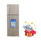 HYUNDAI HBM-2600-Silver Double Door Refrigerator 26ft, Silver ثلاجة هيونداي 26 قدم + HBM-605 هدية مجانا