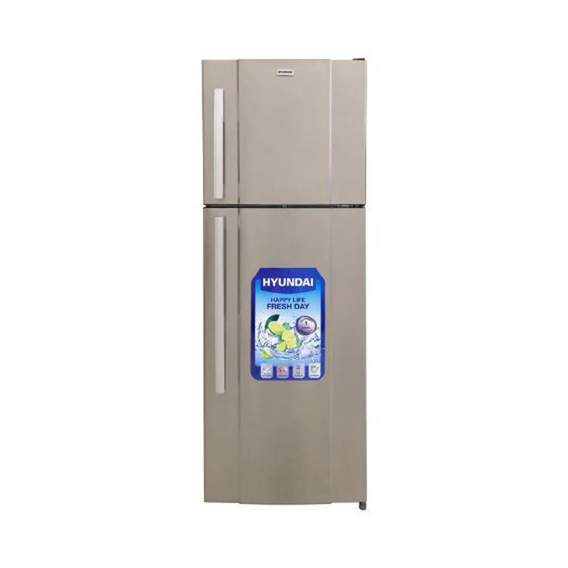 HYUNDAI HBM-2600-Silver Double Door Refrigerator 26ft, Silver ثلاجة هيونداي 26 قدم + HBM-605 هدية مجانا
