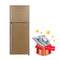 HYUNDAI  HBM-2600G Double Glass Door Refrigerator, Gold ثلاجة هيونداي + HBM-605 هدية مجانا