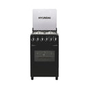 HYUNDAI HBM-50-Black Gas Cookers - 4 Flames, Black طباخ غازي هيونداي