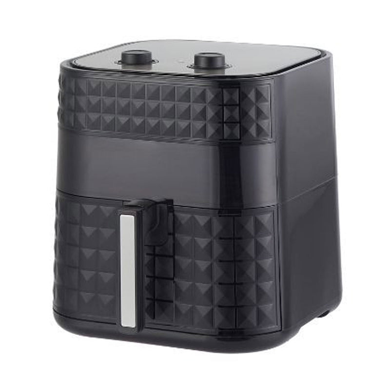 HYUNDAI HBM-80-Black Air Fryer - 8L, Black قلاية هوائية هيونداي