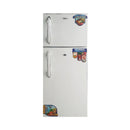 HYUNDAI HBM 800-White Double Door Refrigerator, White ثلاجة هونداي