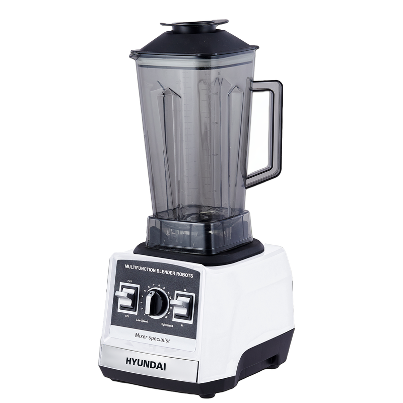 HYUNDAI HBM-8036BW-WHITE Blender 3500W, White خلاط 2.5 لتر هيونداي