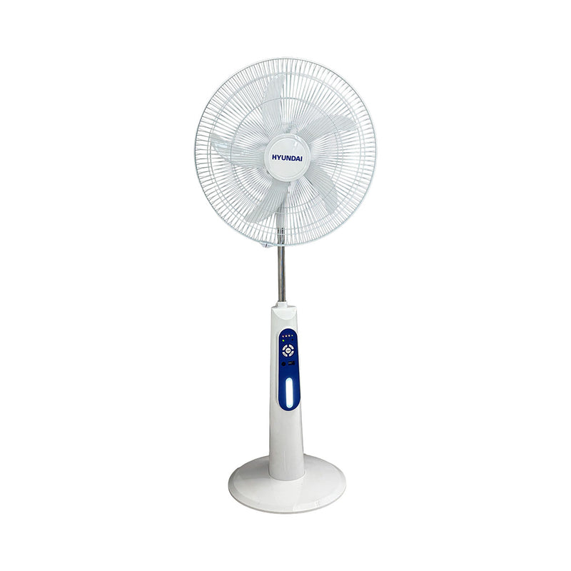 HYUNDAI HBM-R16 Stand Fan, White مروحة عامودية هونداي