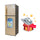 HYUNDAI HBM 800-Golden Double Door Refrigerator, Golden ثلاجة هونداي + HBM-605 هدية مجانا