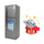 HYUNDAI HBM 800-Silver Double Door Refrigerator, Silver ثلاجة هونداي + HBM-605 هدية مجانا