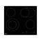 DLC MCHF60B-4 Electric Cooker 4 Burners, Black