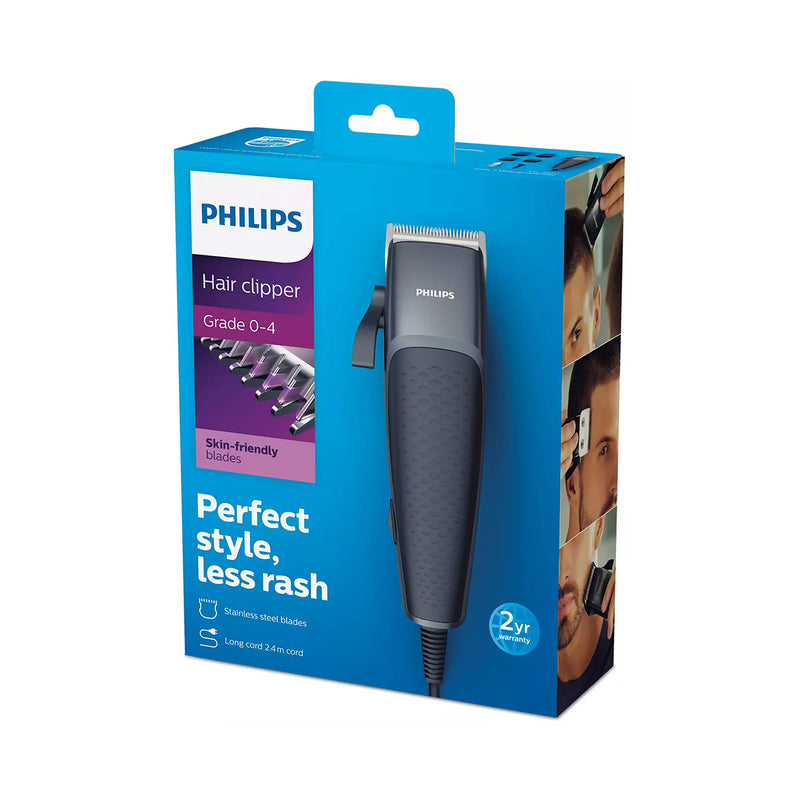 Philips HC3100 Bump free, less rash cut & shave from home , Black ماكنة حلاقة الشعر + 4ملحق