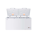 HAIER HCF-588W Horizontal Freezer Flex Inverter 519 Liters مجمدة بابين هاير