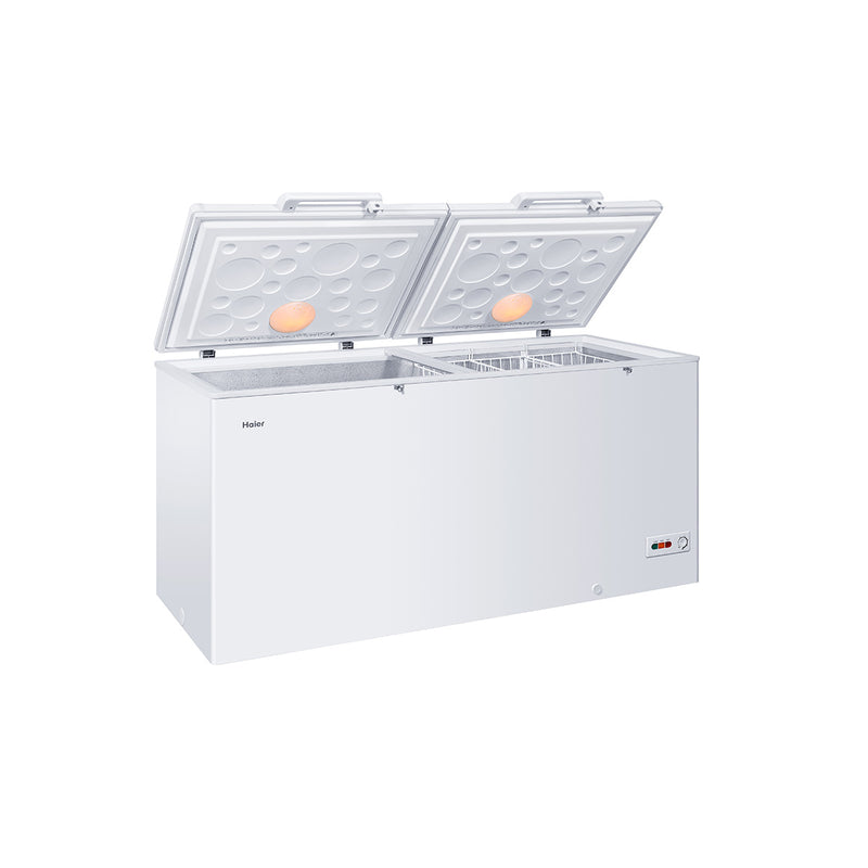 HAIER HCF-588W Horizontal Freezer Flex Inverter 519 Liters مجمدة بابين هاير
