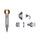 DYSON HD15 Supersonic™ Hair Dryer (5 attachments), Nickel/Copper مجفف شعر مع 5 ملحقات دايسون