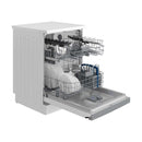 HITACHI HDF-F146VW Freestanding Dishwasher, White غسالة صحون من هيتاشي