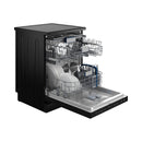 HITACHI HDF-F158CVGB Freestanding Dishwasher, Black