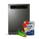 HAIER HDWE15-366SS2IQ Dish Washing Machine + Free gift غسالة أطباق هاير + هدية مجانية