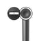 MOMAX 200002000 HL10UKE Ultra Hair Ultra-Speed ION Hair Dryer, Grey مجفف شعر موماكس